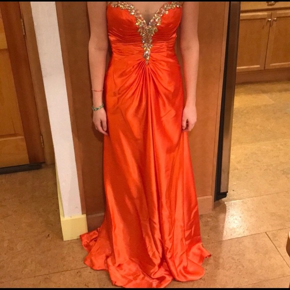 tony bowls orange prom dress Tony Bowls | Dresses | Tony Bowls 2 Piece Pink Prom Dress Gown New